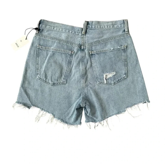 NWT Agolde Criss Cross Short in Wash: Symbol - Picture 7 of 9